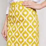 BODEN | Yellow Geometric Print Pencil Skirt Size undefined Photo 7