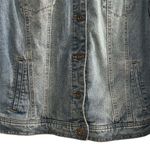 Style & Co  Women's Sherpa Lined Collar Denim Jacket Blue Size L Casual Photo 10