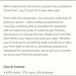 Pilcro and the Letterpress New! Pilcro by Anthropologie White Denim Jumpsuit. Photo 10