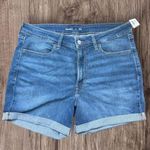 Old Navy 🌞 NWT! 🌞  High Waisted Wow Dark Blue Jean Shorts with 5 inch Photo 0