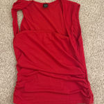 SheIn  Red Square Neck Top Tank Photo 0