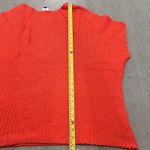 CAbi Women's Knit V-Neck Short Sleeve Sweater Top Red Size Medium Casual Chic Photo 3
