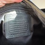 Coach Black Leather Shoulder Bag with Gold Accents Photo 12
