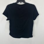 Madewell Regenerative Cotton Ribbed Crewneck Tee Shirt Jet Black Medium NWT Photo 8
