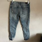 BLANK NYC Blank‎ NYC The Reade Crop Distressed Released Raw Hem Denim Jeans Photo 7