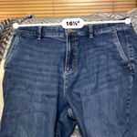 Liz Claiborne Womens 14 Straight Leg Capri Jeans Blue Denim Measured 31 Waist Photo 4