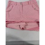 Nike  Pink Gingham Skort Size 10 Golf Tennis Active Skirt Photo 4