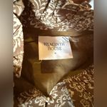 Hyacinth House Russell Mini Dress M NWT Cotton Moss Floral Ruffle Cottagecore Green Size M Photo 5