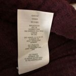 AnyBody Brushed Waffle Button Front Sleep Dress Long Sleeve V Neck Burgundy XS Red Photo 4