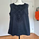 Alfani Black  Sleeveless Blouse Size 12 Photo 1