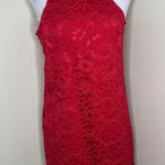 Lovers + Friends Caspian Dress MEDIUM Cocktail Lace Mini Shift Romantic Feminine Photo 0