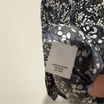 Banana Republic  smocked waist ruffle geometric racerback y2k dress‎ black size 4 Photo 4