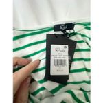 Rails NWT  Meg Stripe Tie Waist Cotton Green Dress Size 2X Photo 10