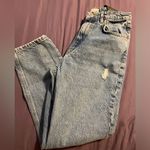 ZARA  Distressed Light Wash Mom Jeans Size 6 Photo 0