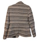 Talbots  Size 2 Blazer Thick Heavy Black White Long Sleeve Career Professional Photo 1