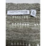 Notations  Petite Gray Open‎ Knit Cardigan Lightweight Made in USA Photo 2