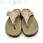 FitFlop  Metallic Pink Thong Sandals Women's 10 US Photo 3