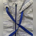 Athleta Heavenly Hail Hoodie 2 Women’s Size Small Blue Space Dye Athletic Top Photo 4