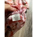 Dress Barn  Y2K Dainty Floral Pink Ruffle Top Small‎ Fairycore Feminine Balletcore Photo 3