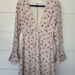About Us Women’s Small Floral Holly Dress Longsleeve Photo 0