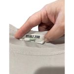 Double Zero Modal Midi Tee Shirt Dress Cream Size L Minimalist Quiet Luxury Soft Photo 2