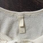 SKIMS Cream Waffle Knit Henley Bralette Size Small Photo 5