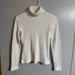 Three Dots  Brand White Turtleneck Sweater Size XS Photo 3