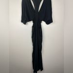 Free People Ready To Go One Cut Out Wide Leg Relaxed Peachy Jumpsuit Women’s M Photo 7