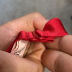 Victoria's Secret Victoria’s Secret Red Lace Cherry Rhinestone Shine Strap Garter Belt Size M/L Photo 5