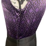 Banana Republic  Two Tone Purple Black Dress‎ Day Night Women's Size 6 Photo 4