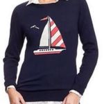 Old Navy Womens S Sailboat Nautical Pullover Navy Sailing SZ S-P Photo 6