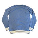 Brandy Melville Blue Vneck Sweater Preppy Varsity Oversized S M L Photo 2