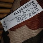 Oscar de la Renta  Brown Wool Fall Scarf Photo 2
