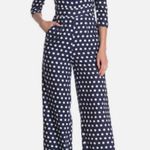 Alexia Admor NWT  square neck polka dot jumpsuit 8 Photo 0
