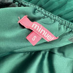 Minuet  size small strapless emerald green‎ dress hidden side zip Photo 6