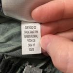 Gap green floral print tapered leg elastic waist track pants size XS Photo 9