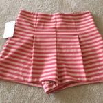 Free People  striped ponte shorts. Size xs. Photo 3
