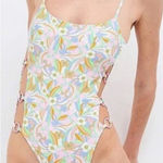 For Love & Lemons Love & Lemons Devon one-piece swimsuit in a retro floral print Photo 0