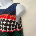 Trina Turk  Sleeveless Geometric Womens Top Sz 0 Y2K Mod Retro Preppy Polka Dots Photo 5