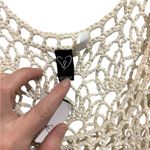 New! Windsor Crochet Pullover Top Cream Medium Acrylic Fringe Cover Up Beachy White Photo 1