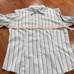 Brooks Brothers Brooks Brother Women’s Fitted Non-Iron Stretch Cotten Classic Striped Shirt Sz 8 Photo 6