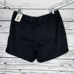 Lee  NWT Size 12 Black Midrise Fit Tencel Lyocell Shorts Photo 2