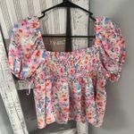 Flowery top Pink Size L Photo 1