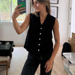 Linen vest Black Size XS Photo 0