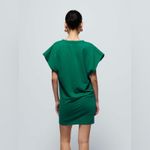 Nation Ltd  Verdant Green Crewneck Cap Sleeves T-Shirt Mini Dress Size Small Photo 1