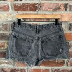 Madewell  Gray Relaxed Denim Jean Shorts, 28 Photo 4
