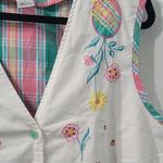 Napa Valley Vintage Colorful Embroidered Vest Size L White Size L Photo 4