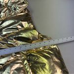 Gold Metallic Puffer Vest Size XXL Photo 1