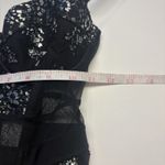 Victoria's Secret  Metallic Black And Silver Floral Bustier Corset Size 32C Photo 8