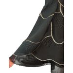 Talbot Runhof Black Gold Metallic Cocktail Dress Size 12 A Photo 9